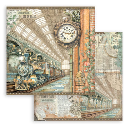 Stamperia Gardens of Time 8x8 Inch Paper Pack (SBBS141)