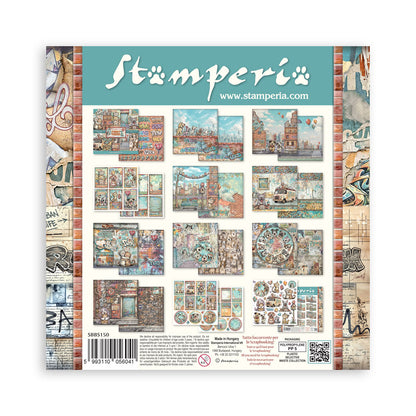 Stamperia Furry Friends 2 8x8 Inch Paper Pack by Antonis Tzanidakis