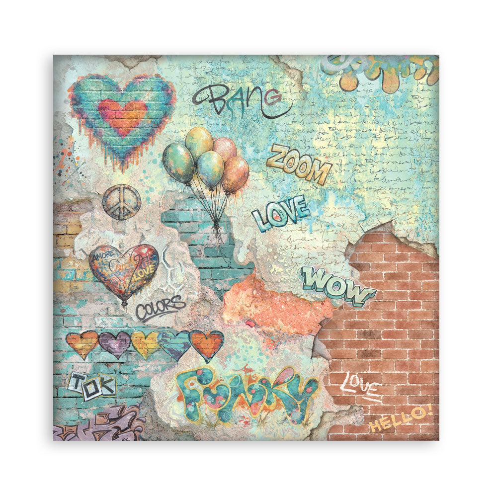 Stamperia Furry Friends 2 8x8 Inch Paper Pack by Antonis Tzanidakis