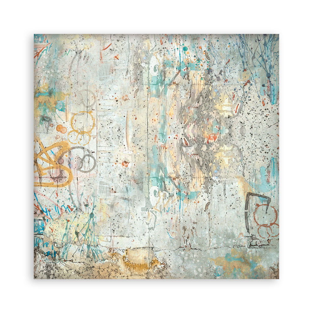 Stamperia Furry Friends 2 8x8 Inch Paper Pack Maxi Background Selection by Antonis Tzanidakis