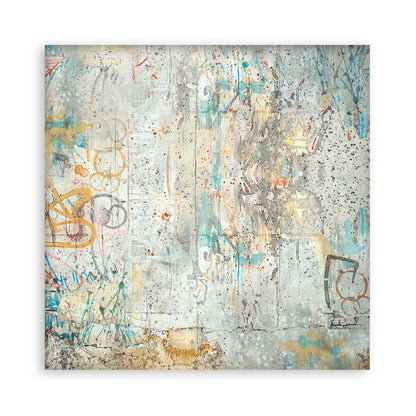 Stamperia Furry Friends 2 8x8 Inch Paper Pack Maxi Background Selection by Antonis Tzanidakis