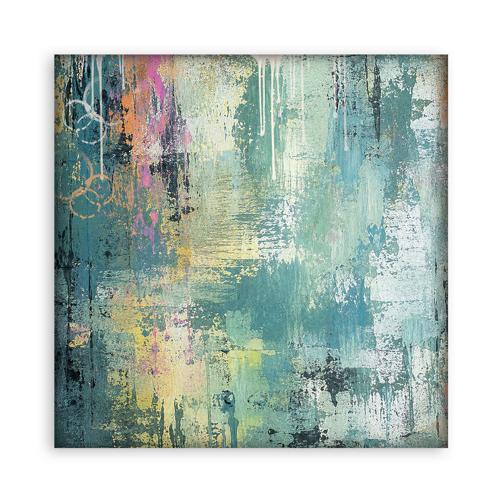 Stamperia Furry Friends 2 8x8 Inch Paper Pack Maxi Background Selection by Antonis Tzanidakis