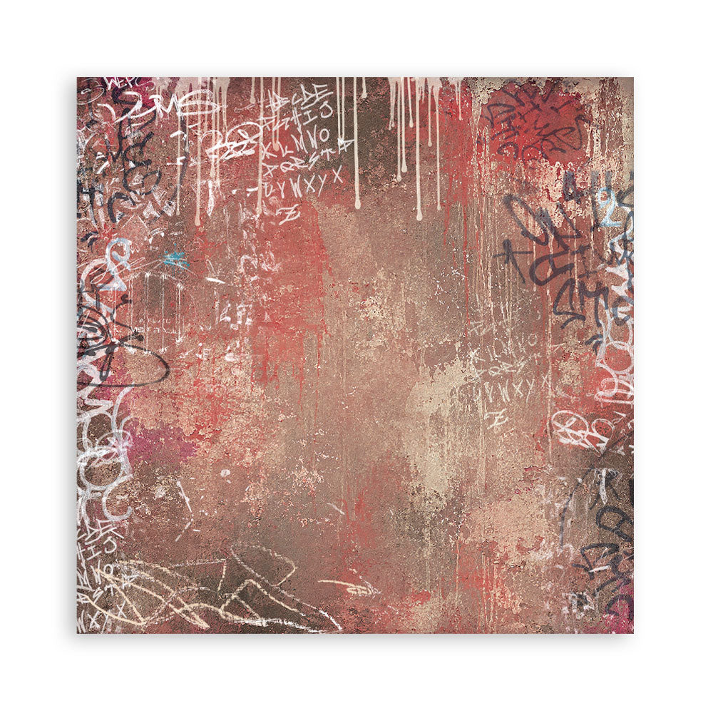 Stamperia Furry Friends 2 8x8 Inch Paper Pack Maxi Background Selection by Antonis Tzanidakis