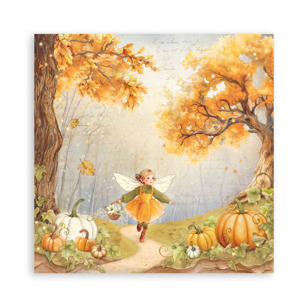 Stamperia Whispering Woods 8x8 Inch Paper Pack (Single Face)