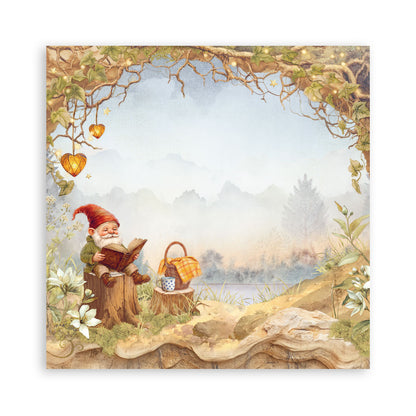 Stamperia Whispering Woods 8x8 Inch Paper Pack (Single Face)
