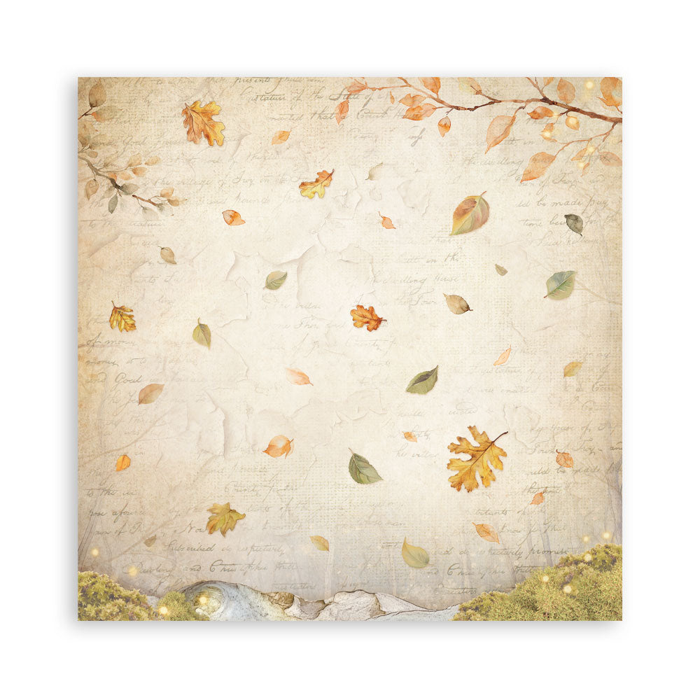 Stamperia Whispering Woods 8x8 Inch Paper Pack (Single Face)