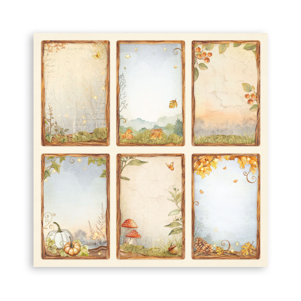 Stamperia Whispering Woods 8x8 Inch Paper Pack (Single Face)