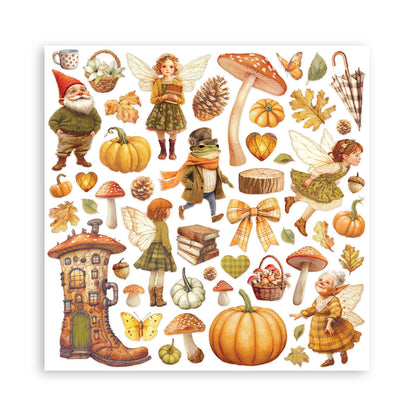 Stamperia Whispering Woods 8x8 Inch Paper Pack (Single Face)