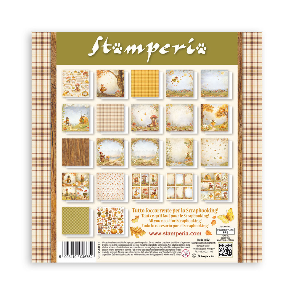 Stamperia Whispering Woods 8x8 Inch Paper Pack (Single Face)