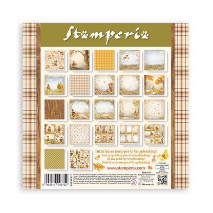 Stamperia Whispering Woods 8x8 Inch Paper Pack (Single Face)