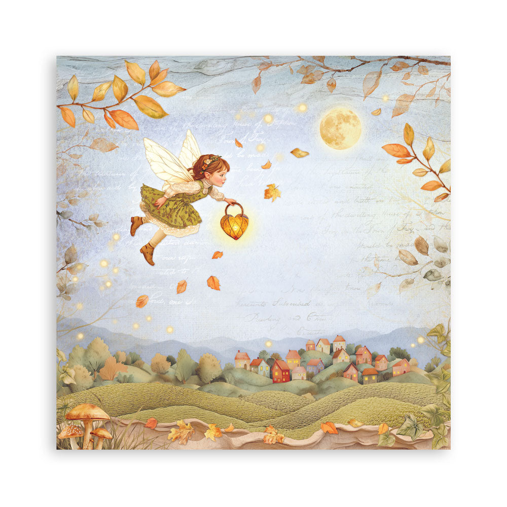 Stamperia Whispering Woods 8x8 Inch Paper Pack (Single Face)