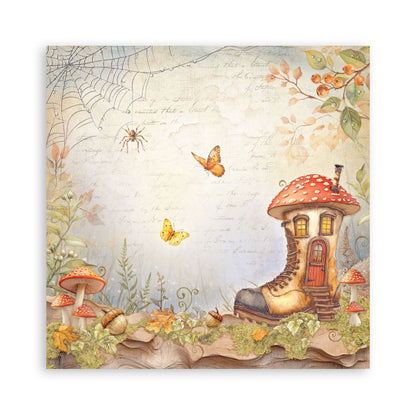 Stamperia Whispering Woods 8x8 Inch Paper Pack (Single Face)