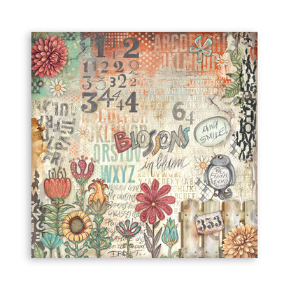 Stamperia Furry Friends 8x8 Inch Maxi Paper Pack (Single Face)