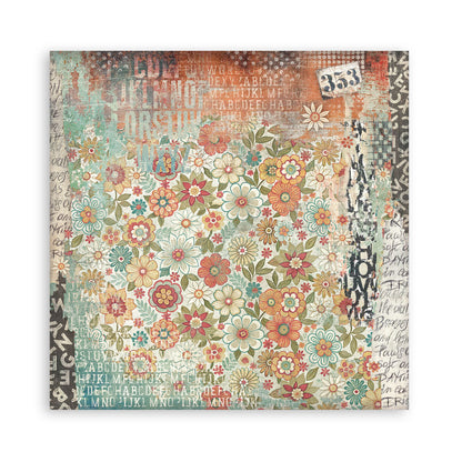 Stamperia Furry Friends 8x8 Inch Maxi Paper Pack (Single Face)