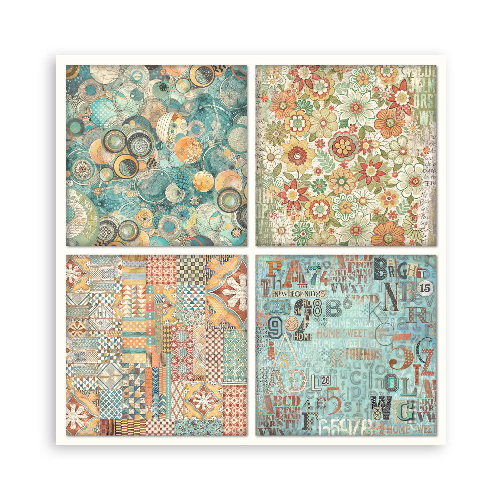 Stamperia Furry Friends 8x8 Inch Maxi Paper Pack (Single Face)