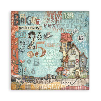 Stamperia Furry Friends 8x8 Inch Maxi Paper Pack (Single Face)