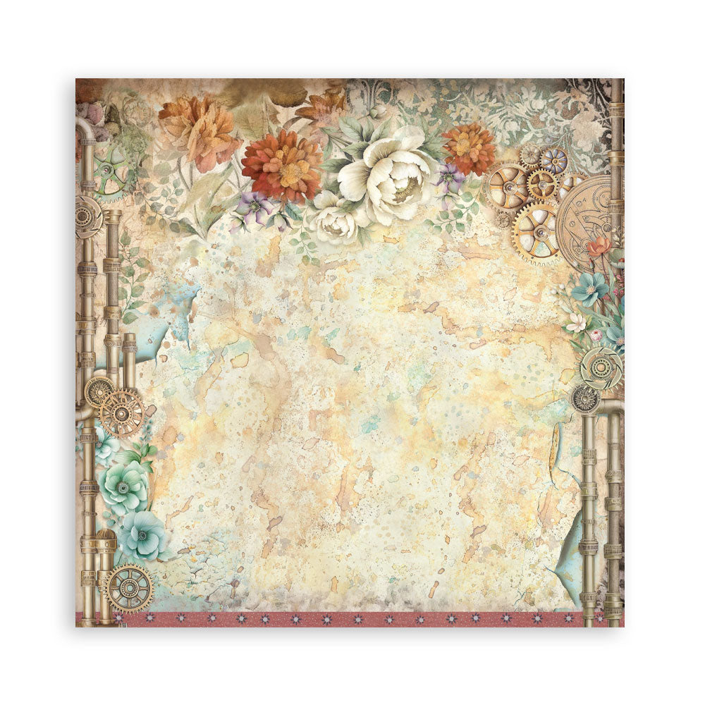 Stamperia Gardens of Time 8x8 Inch Paper Pack Maxi (Singel Face) (SBBSXB24)