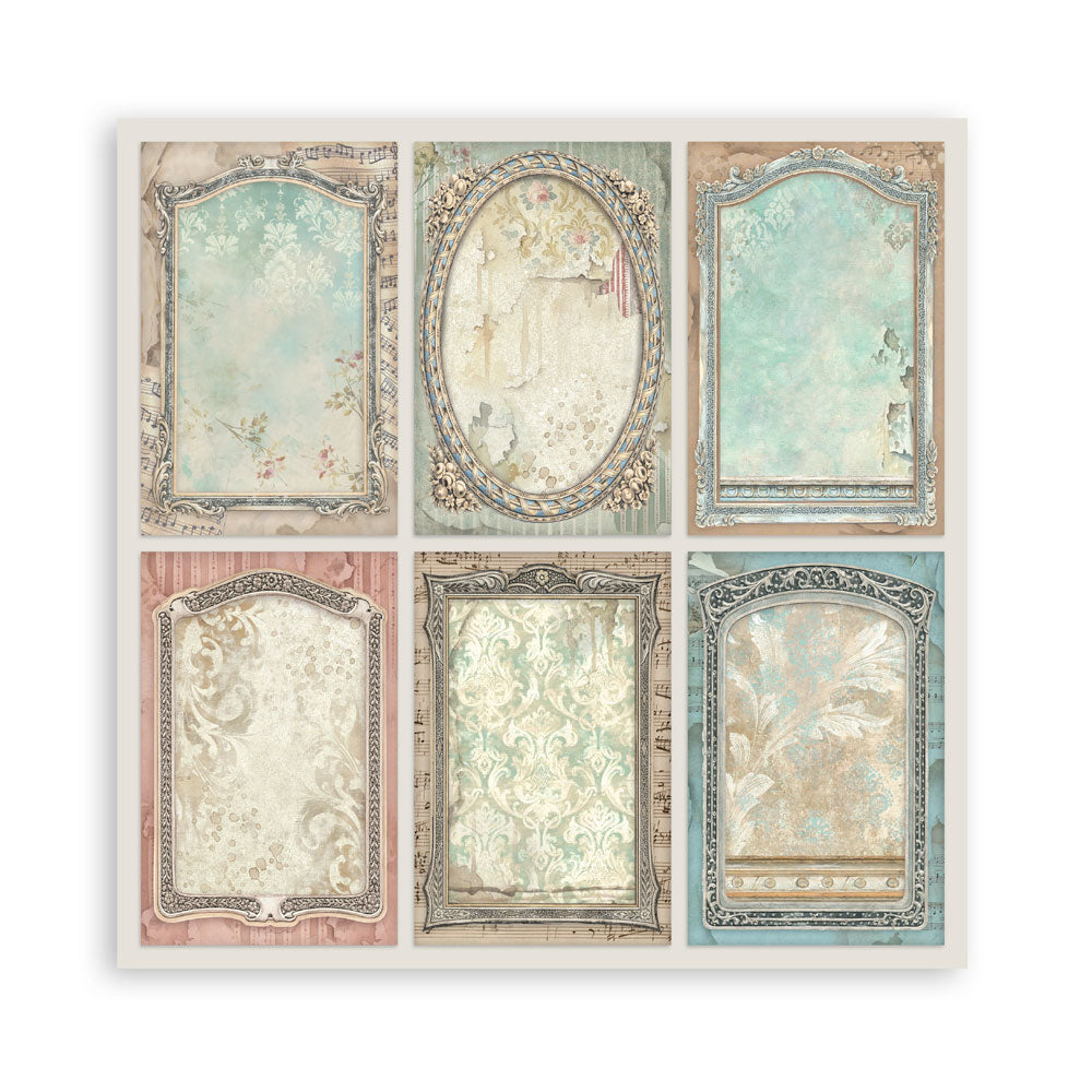 Stamperia Symphony 8x8 Inch Paper Pack (Single Face) by Sara Alcobendas