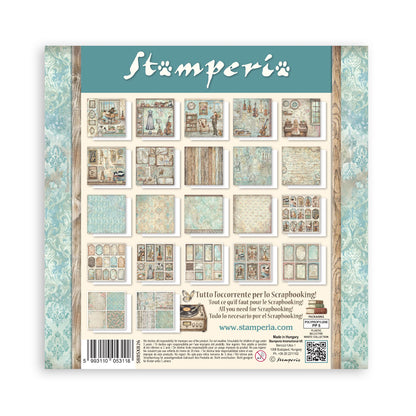 Stamperia Symphony 8x8 Inch Paper Pack (Single Face) by Sara Alcobendas
