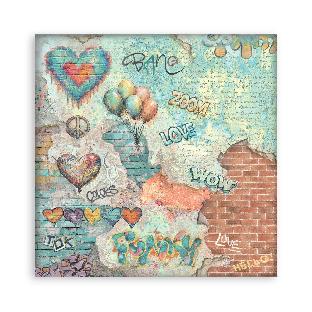 Stamperia Furry Friends 2 8x8 Inch Paper Pack (Single Face) by Antonis Tzanidakis