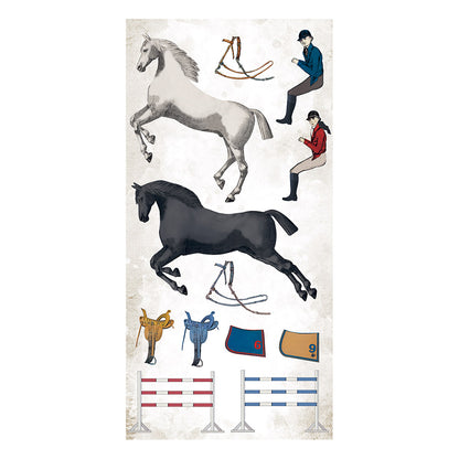 Stamperia Collectables 10 sheets 15 x 30.5 cm (6 x 12) Romantic Horses