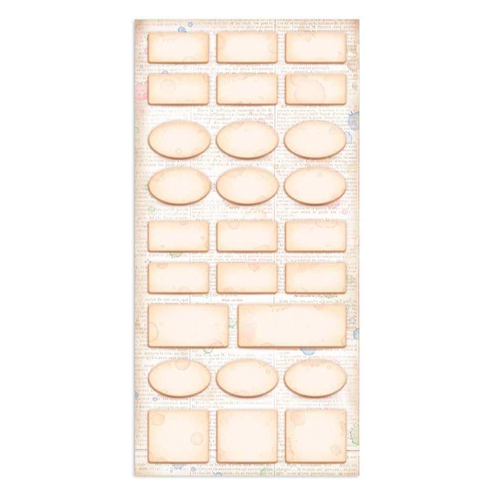 Stamperia Collectables 10 sheets 15x30.5cm (6x12) Create Happiness Oh La La