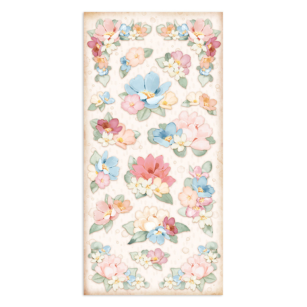Stamperia Collectables 10 sheets 15x30.5cm (6x12) Create Happiness Oh La La
