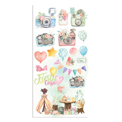 Stamperia Collectables 10 sheets 15 x 30.5 cm (6 x 12) Celebration