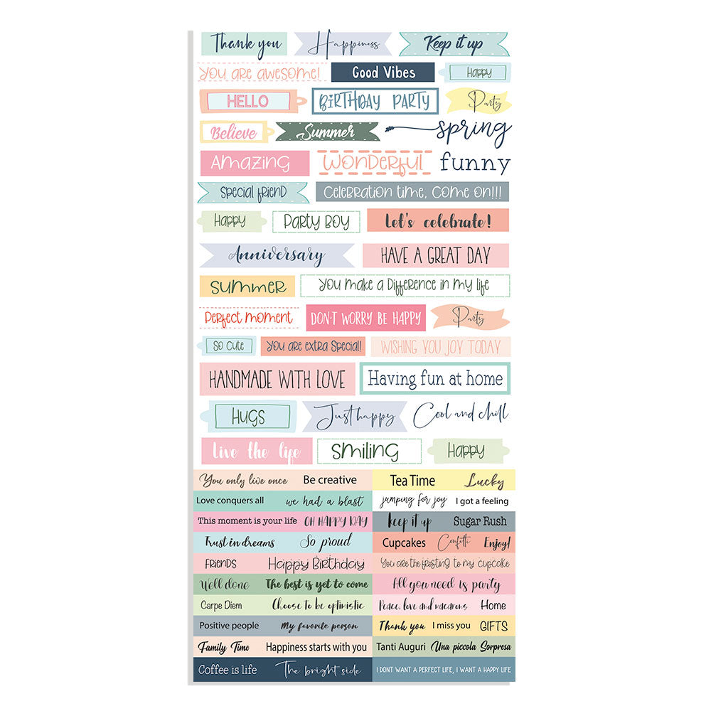 Stamperia Collectables 10 sheets 15 x 30.5 cm (6 x 12) Celebration