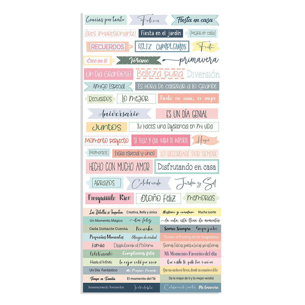 Stamperia Collectables 10 sheets 15 x 30.5 cm (6 x 12) Celebration