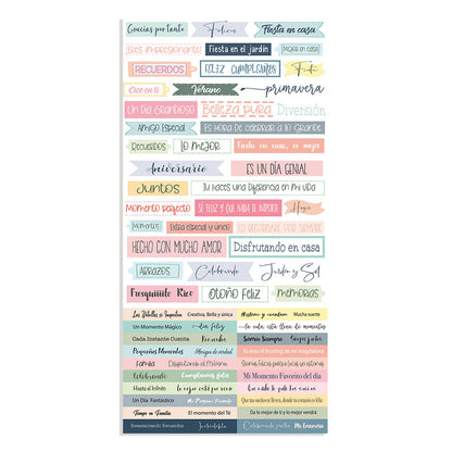 Stamperia Collectables 10 sheets 15 x 30.5 cm (6 x 12) Celebration