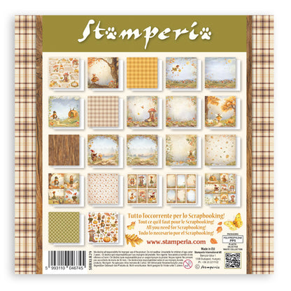 Stamperia Whispering Woods 12x12 Inch Maxi Paper Pack (Single Face)