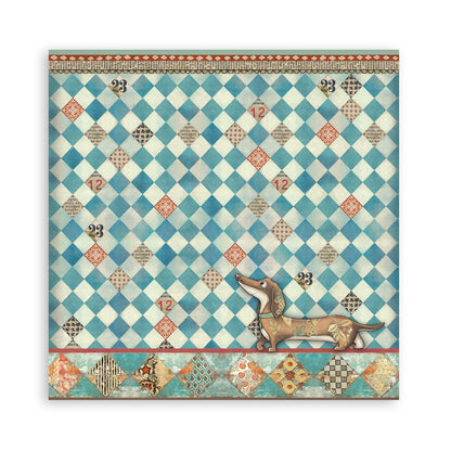 Stamperia Furry Friends 12x12 Inch Maxi Paper Pack (Single Face)