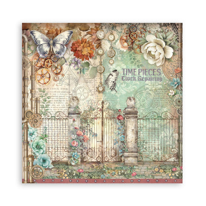 Stamperia Gardens of Time 12x12 Inch Paper Pack Maxi (Single Face) (SBBXLB36)