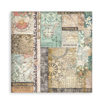 Stamperia Gardens of Time 12x12 Inch Paper Pack Maxi (Single Face) (SBBXLB36)