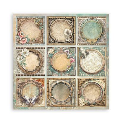 Stamperia Gardens of Time 12x12 Inch Paper Pack Maxi (Single Face) (SBBXLB36)
