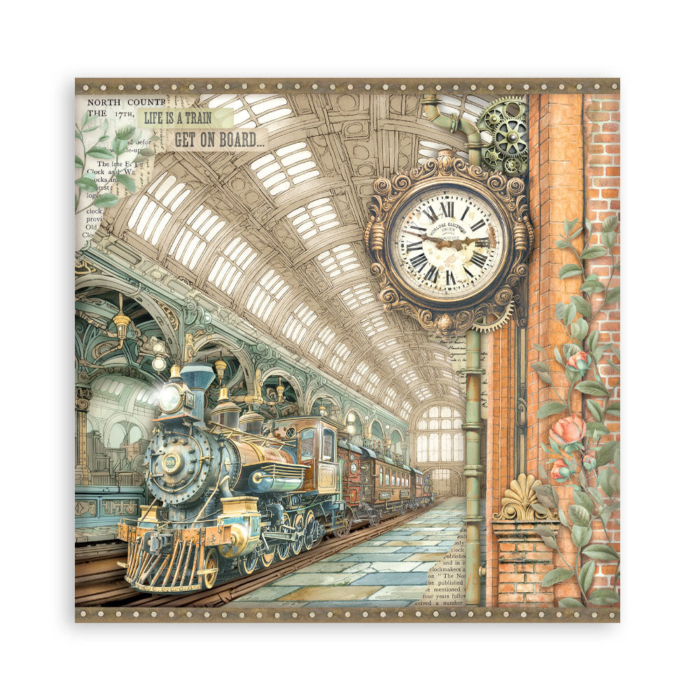 Stamperia Gardens of Time 12x12 Inch Paper Pack Maxi (Single Face) (SBBXLB36)