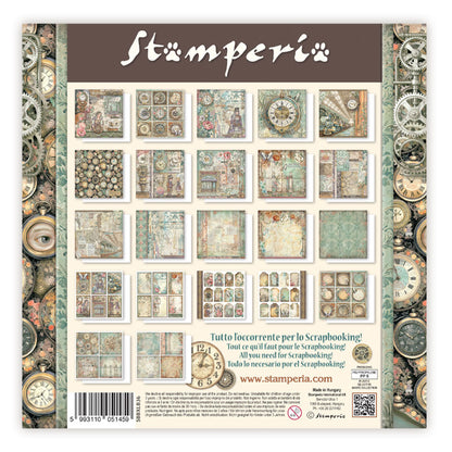 Stamperia Gardens of Time 12x12 Inch Paper Pack Maxi (Single Face) (SBBXLB36)