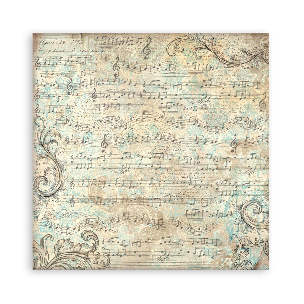 Stamperia Symphony 12x12 Inch Paper Pack (Single Face) by Sara Alcobendas