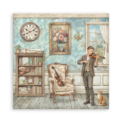 Stamperia Symphony 12x12 Inch Paper Pack (Single Face) by Sara Alcobendas