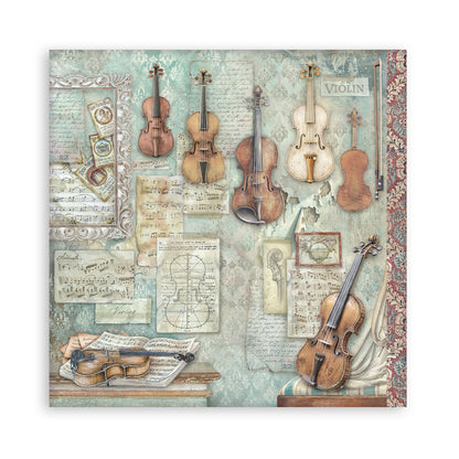 Stamperia Symphony 12x12 Inch Paper Pack (Single Face) by Sara Alcobendas