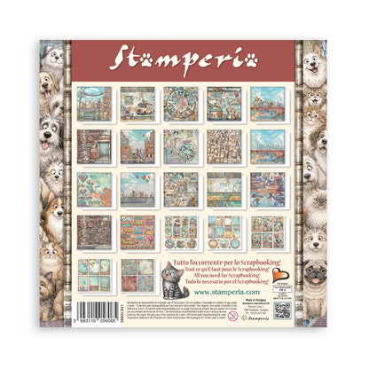 Stamperia Furry Friends 2 12x12 Inch Paper Pack (Single Face) by Antonis Tzanidakis