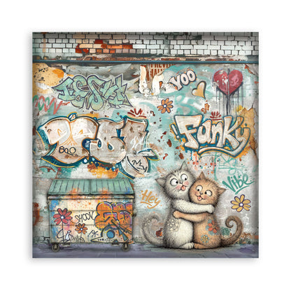 Stamperia Furry Friends 2 12x12 Inch Paper Pack (Single Face) by Antonis Tzanidakis