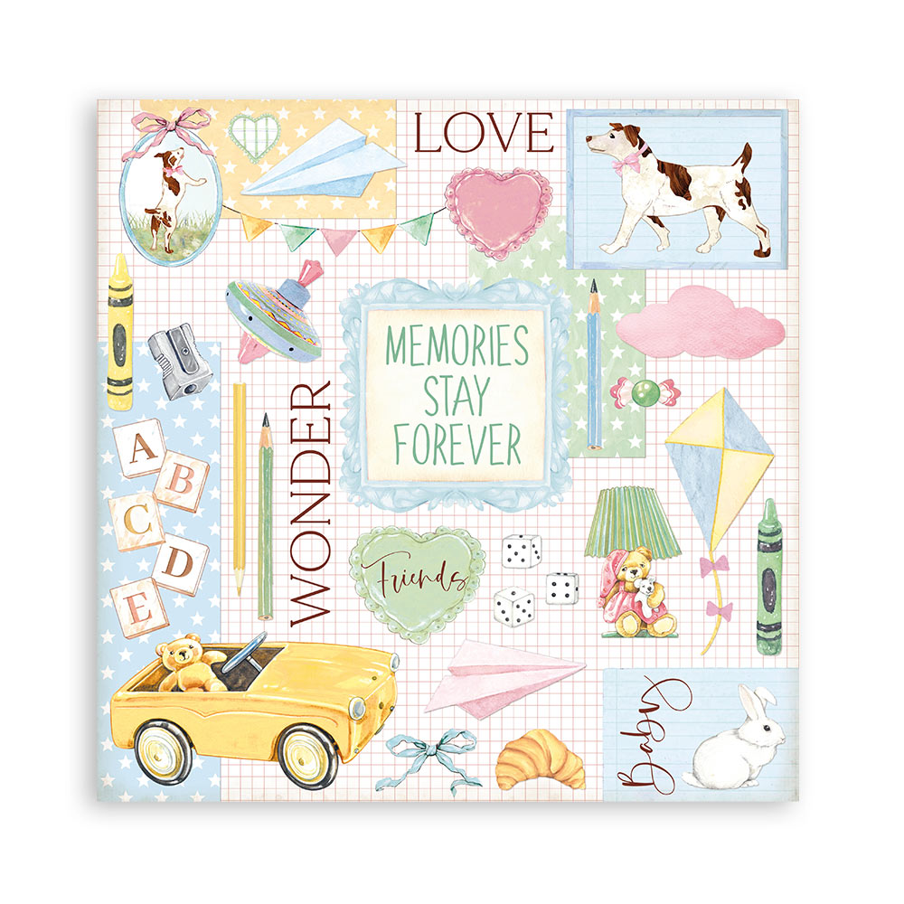 Stamperia Scrapbooking Pad 15.24 x 15.24 cm (6x6) DayDream