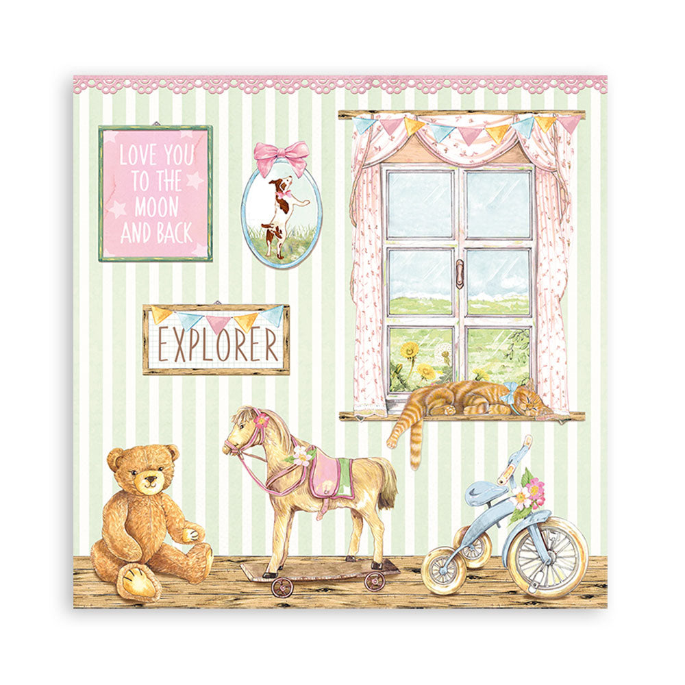 Stamperia Scrapbooking Pad 15.24 x 15.24 cm (6x6) DayDream