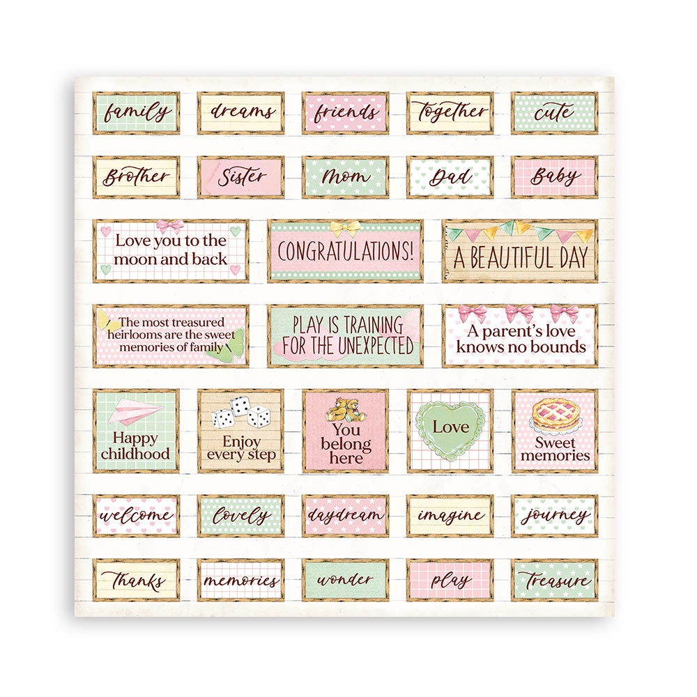 Stamperia Scrapbooking Pad 15.24 x 15.24 cm (6x6) DayDream