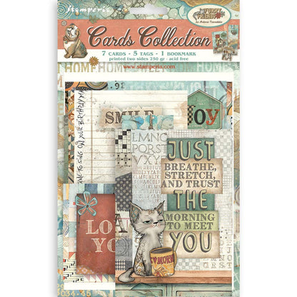 Stamperia Furry Friends Cards Collection
