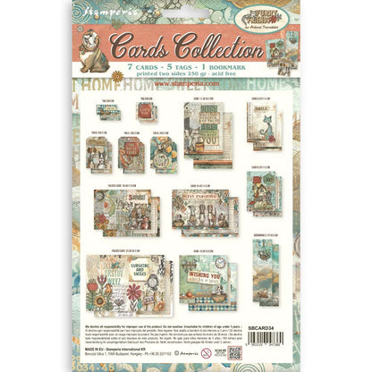 Stamperia Furry Friends Cards Collection