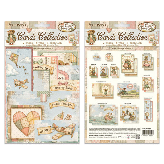Stamperia CozyFamily Cards Collection