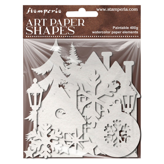 Stamperia Art Paper Shapes Laser Cut Christmas